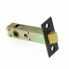 Prime-Line Passage Door Latch Set, Glass Knob with Latch Bolt Bronze Finish, Vintage E 28327